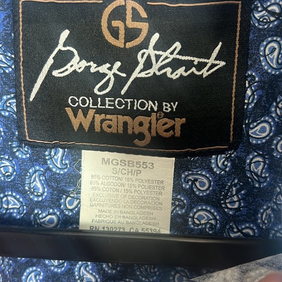 George Strait collection by Wrangler Size men’s small - Picture 5 of 7